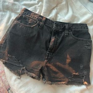 Madewell Black Denim Short
